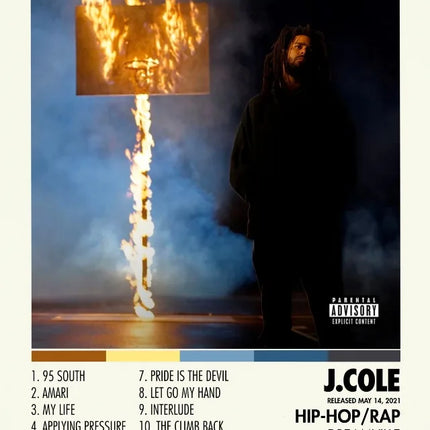 Popular Hip Hop Singer Album Covers Posters and Prints Canvas Printing Modern Wall Art Picture for Bedroom Home Decor Fans Gifts