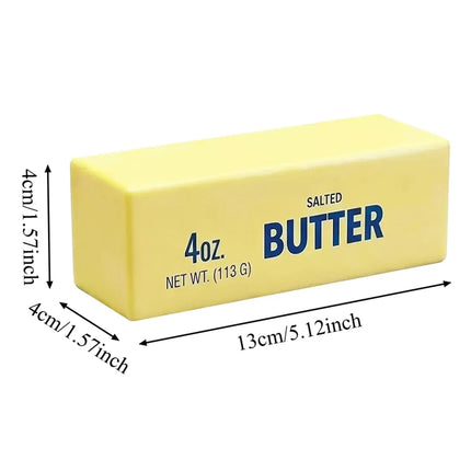In Stock Butter Stick Squishy Toy Slow Rising Squeeze Toy Butter Bar Brick Squishy Fidget Toy Anti Stress Release Relax Gift