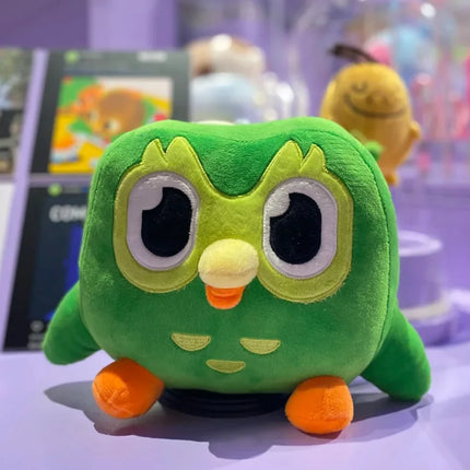 30cm Green Duolingo Owl Plush Toy Plushie Of Duo The Owl Cartoon Anime Owl Doll Soft Stuffed Animal Toys Children Birthday Gifts