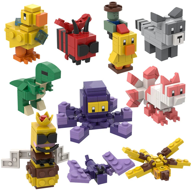 Grow A Garden Building Blocks Set - 10-in-1 Botanical DIY Kit for Kids