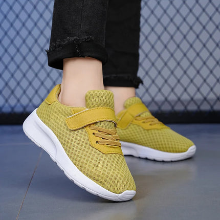 Hot Sale Cheap Sneakers Children Fashion Green Kids Running Shoes Size 28-39 Lightweight Outdoor Sports Shoes for Boy Girl 2023