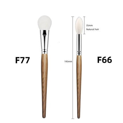 Natural Hair Blush Brush Face Highlighter Shadow Makeup Brushes Natural Goat Hairs Bronzer Pro Essential Cosmetic Tools