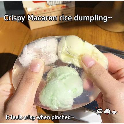 Creative Rice Dumpling Crispy Leather Ball Can Be Crushed Three Times Small Ball Giant Decompression Hand Ball Venting Toys M