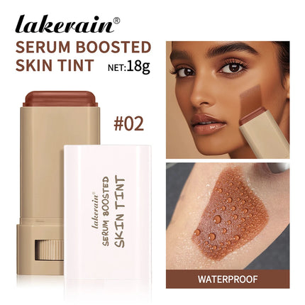 Matte Foundation Stick Waterproof Coverage Travel Flawless Eraser Foundation Stick Lightweight Enhance Skin Radiance Face Makeup