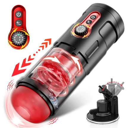 Automatic Male Mastubator Vibration Blowjob Machine for Men Masturbation Cup Sex Toys Adult Goods for Men Masturbate Supplies
