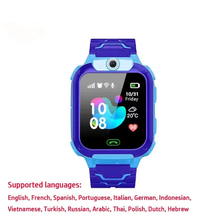 Lenovo 2026 5G Waterproof Smart Watch KidS SOS GPS Location Sim Card Call Camera Child SmartWatch Boys Girl Gift For Ios Android