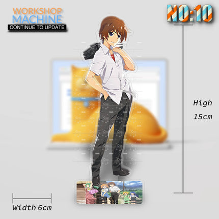 Loen Anime Peripheral Store Higurashi When They Cry HD Characters Acrylic Stand Model Plate Desk Ornaments Collect Charm Gifts