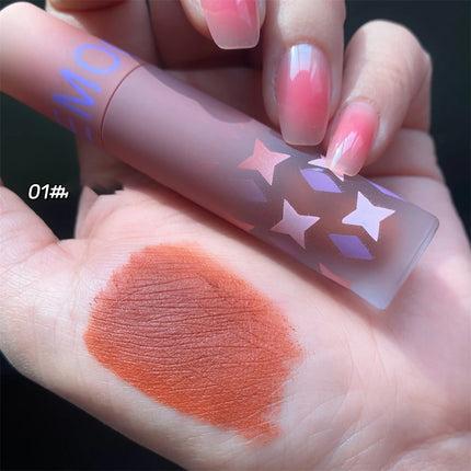 Pigeon Blood Red Matte Lipstick Waterproof and Lasting Blue Gothic Lip Gloss Sexy Punk Black Lip Tint Dark Lip Cream Makeup