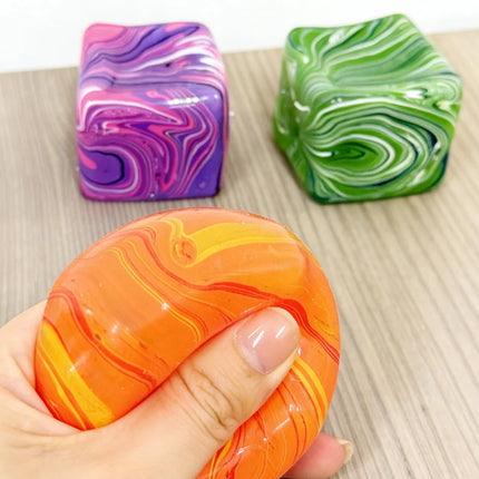 Slow Rebound Stress Cube Ice Cube Malt Sugar Squishy Fidget Toy Anxiety Relief Stress Relief Toy Fidget Toy