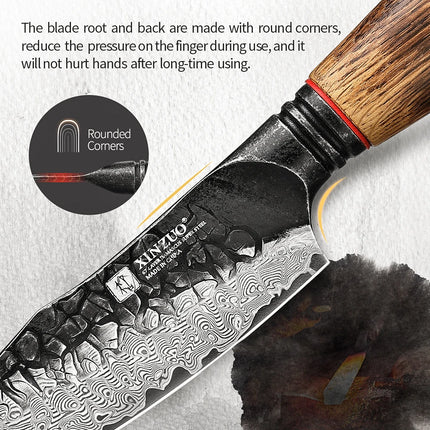 XINZUO 5.5-inch Utility Knife Long-lasting High-quality a Worthy Addition to Your Kitchen Invest in Durability Pro Knife