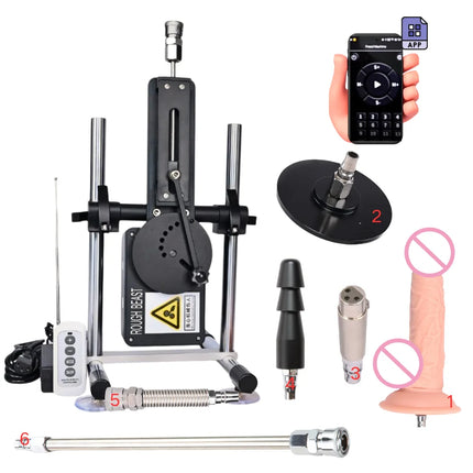 ROUGH BEAST 360° Mute APP Control Sex Machine for Women Love Machine With Vac-u-Lock Dildo Attachments Pumping Gun Sex Toy 70W