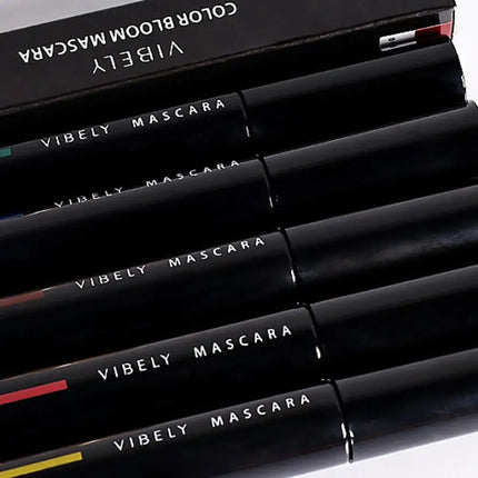 1pcs Colorful Mascara Curling Thicking Eyelashes Extension Waterproof Volumizing Blue Mascara Long Lasting Non-Smudge Cosmetic