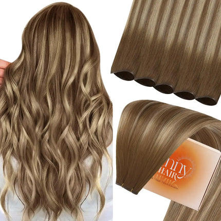 Sunny Hair Genius Weft Hair Extensions Human Hair Sew in Extensions Genius Human Hair Wefts Brazilian Hair For Women