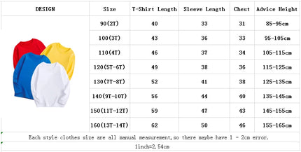 Black White Basic Cotton T-shirt for Boys Girls Clothes Children's Long Sleeve Solid Tops Kids 2 to 14 Years Leisure Wear T-shirt