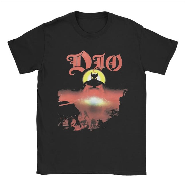 Men's Women's Dio The Last in Line T-Shirt Pure Cotton Graphic Print Tee Shirts Clothing Outfits