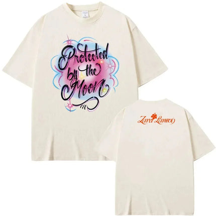 Zara Larsson Midnight Sun Global Tour Merch T-Shirt Men Women Album Poster Graphic Print Cotton Tees Neck Loose Oversized Tops