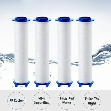 5Pcs Set Shower Head Replacement PP Cotton Filter Water Purification Bathroom Accessories for Universal Shower Water Cleaning