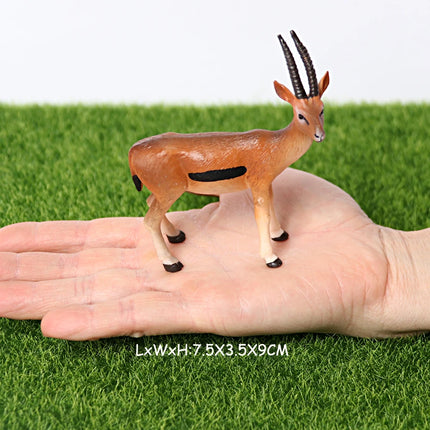 Realistic Farm Animal Shropshires Merino Sheep Goat Argali Antelope Gazella Waterbuck Model Figures Birthday Christmas Toys Gift