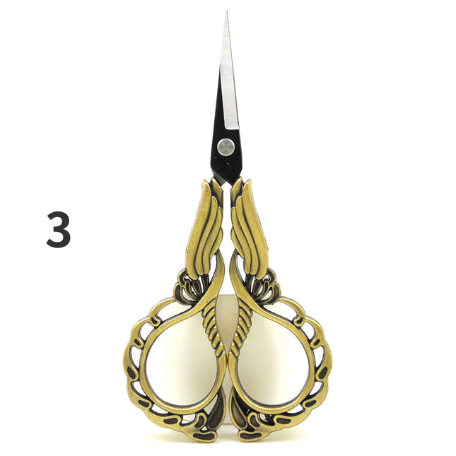 Mr. Paper Vintage Orchid Shaped Scissors High Appearance Creative Multifunctional Daily Tailor Clips Art Supplies 3 Style