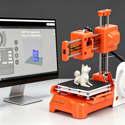 Easythreed K7 Portable Mini Desktop 3D Printer Household DIY Model Making 3D Printing Machine Entry Printer for Beginners & Kids