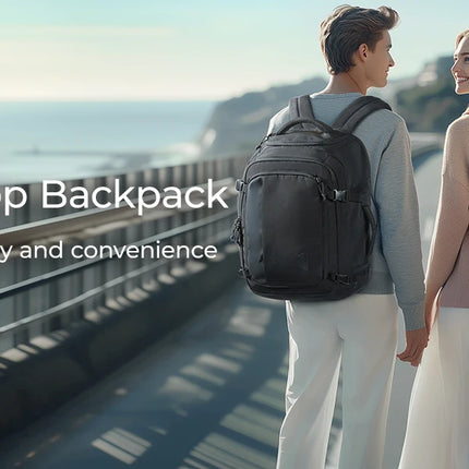 BAGSMART Travel Backpack Flight Approved  30L Lightweight Backpack for Men Women Waterproof Travel Bag with USB Charging Port