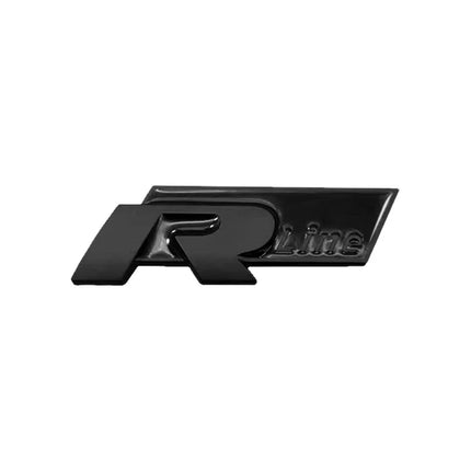 3D Metal R Logo Sticker Car Rear Trunk Body Emblem Sticker For VW Golf 5 6 7 MK7 MK6 Polo Jetta Scirocco Beetle Passat Tiguan