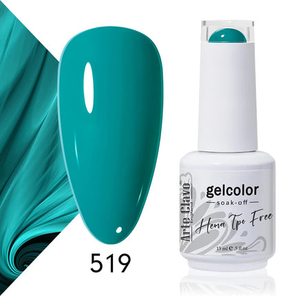 Arte Clavo Colourful Gel Nail Polish Nail Art Gel Varnishes Macaron Color Nail Semi Permanant Soak Off LED UV Gel Nail Varnishes