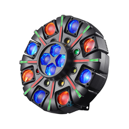 RGBW 150W Party Effect Beam Red &Green Laser Strobe Light DMX512 Remote Control  DJ Disco Bar KTV Christmas Stage Light