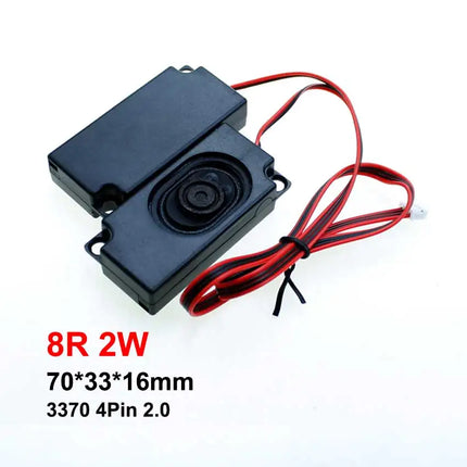 JCD 8ohm 4R 8R 2W 3W 5W 10W 45100/3370/3070 Loud Speaker With 4Pin PH2.0 Terminal Connector Computer LCD Monitor TV Speaker Horn