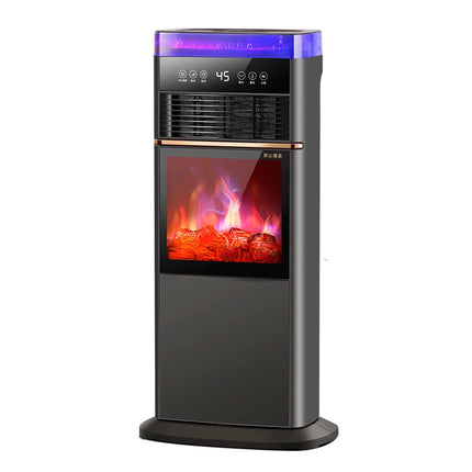 Electric Fireplace Heater Portable Space Heater with 3D Realistic Dancing Flame Effect Spray Humidifier Floor  Warm Air Heaters