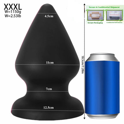 Small Fisting Butt Plug Training Dilator XXXL Huge Anal Plug Super Soft Anal Toys Suction Cup Big sex toy for men Women Buttplug