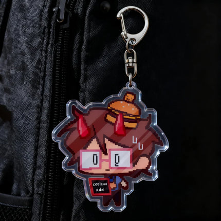 Popular Game Cartoon Chibi Keychain Accessories Bag Charms Keyrings Jewelry Fans Freinds Game Lovers Gifts