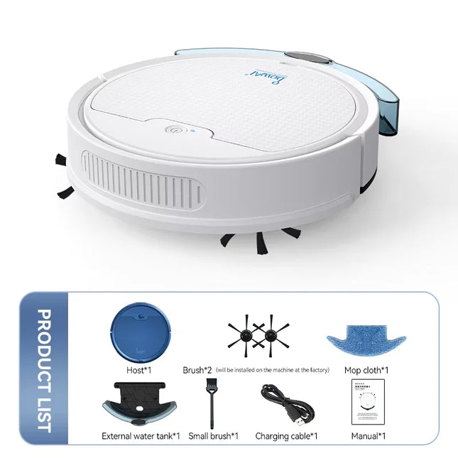 2025 New Upgrade 2000Pa Robotic Vacuum Cleaner Smart APP Home Sweeping Vacuum Cleaner Robot Dry Wet Anti-drop Vacuum Cleaner
