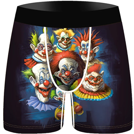 3Pcs Men Underwear Boxers Breathable Mens Boxershorts Men's Panties Underpants Cartoon Print Man Boxers Briefs Trunks