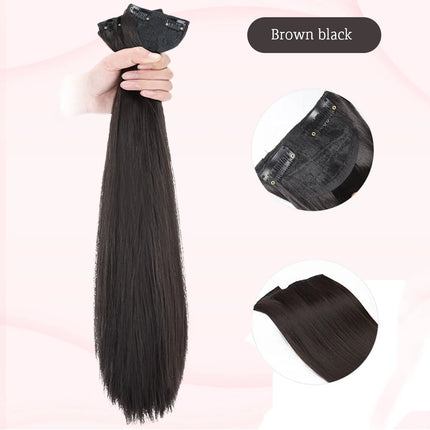 16-24 inch synthetic hair extension Wig patch invisible seamless for women three straight to increase hair volume