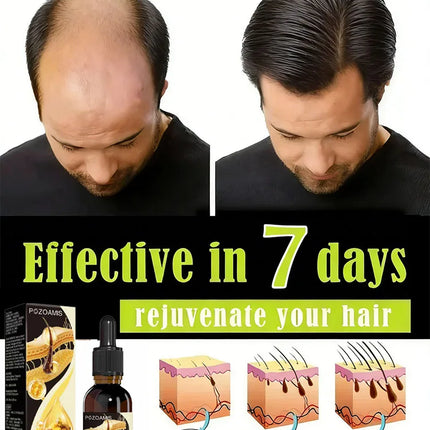 Nourish hair roots, repair damage from the root, and make hair appear thicker