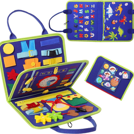 Busy Board Montessori Toys for Toddler Busy Book Sensory Preshool Early Education Learning Fine Motor Skills Toys For Children