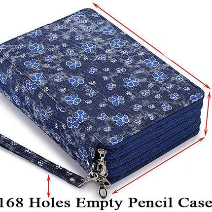 72/120/168/200 Slots School Pencil Cae for Girls Stationery Box Organizer Large Capacity Pencilcase Kawaii Pen Bag Office Pouch
