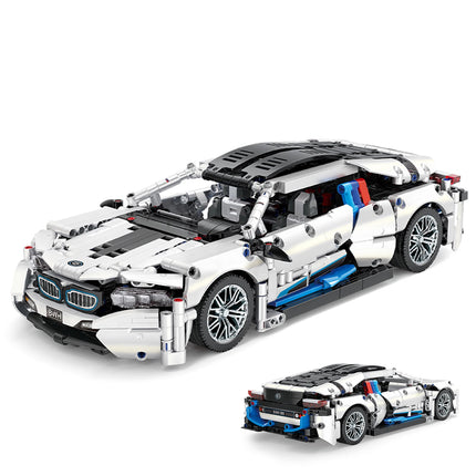 1:14 Scale Racing Car Building Blocks Set 1208PCS Model Car Kit for Boys Adult Collectible Display Birthday Gift