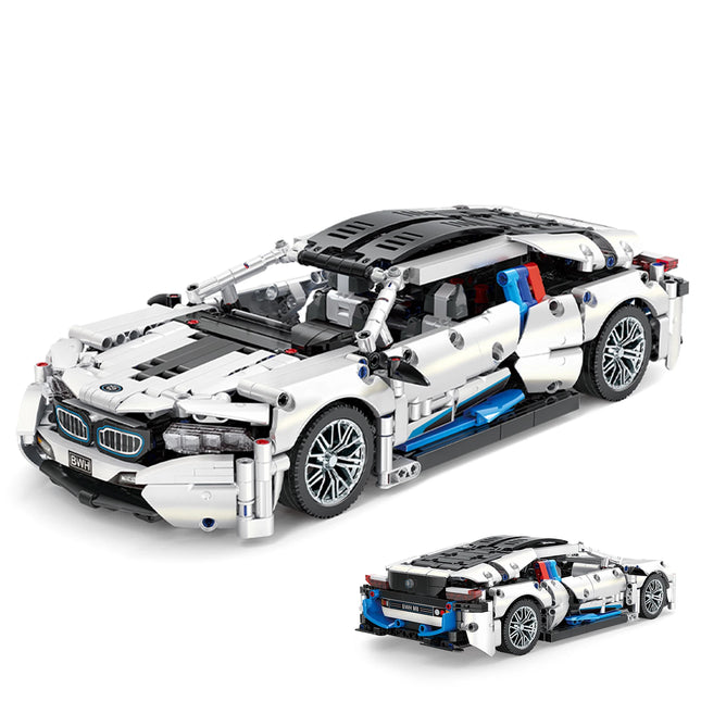 1:14 Scale Racing Car Building Blocks Set 1208PCS Model Car Kit for Boys Adult Collectible Display Birthday Gift