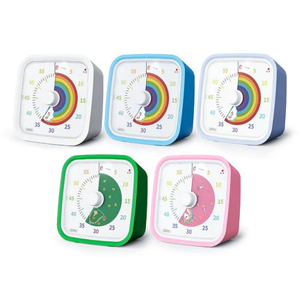 Visual Timer With Night Light School Minuteur 60-Minute Countdown Timer for Kids and Adults Pomodoro Stopwatch Clock