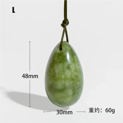 Green Phoenix Jade Yoni Egg Set Natural Jade Eggs Women Kegel Exerciser Vaginal Muscles Tightening Ball Yoni Wand Jade Massager