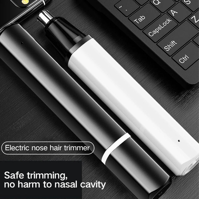 LED Nasal Hair Trimmer New Model Portable for Men And Women Type-C Rechargeable Nose And Ear Cleaner Compact for Travel