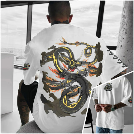 Bandai Pokémon World Harajuku Style Oversized Anime Print Adult Kids T-Shirts Summer Quick-dry Comfy Casual Light Plus Size