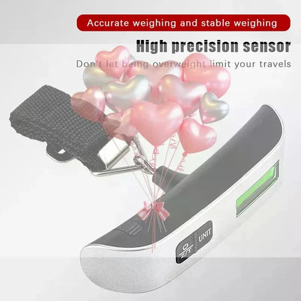 50kg 10g Digital Scale Electronic Balance Kitchen Luggage Hanging Scale Weight Suitcase Travel Scale Baggage Bag Weight Tool
