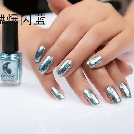 Metal Colour Nail Gel Polish Semi Permanent Mirror Gel Varnish Base Top Coat UV Gel Varnish Soak Off Nails Art Glue Nail Polish