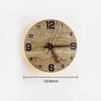Black Numbers Clock / D230mm / LED 10W|Cool Neutral Warm
