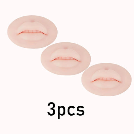 5D Dimensional Lip Practice Skin Microblading Permanent Makeup Soft Film Silicone PMU Lip Mold Beginner Tattoo Supplies Tool