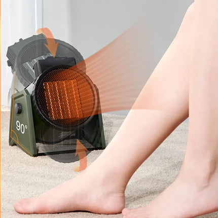Household 220v Air Heater Household Heater Desktop Small Steel Gun Hot Air Blower Bathroom Fast Thermoelectric Heating Industria