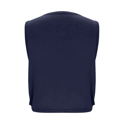 Women Sleeveless Yoga Tops Breathable Blouse Cover Up Gym Workout Cool T-Shirt Running Short Tank Crop Top Athletic Vest